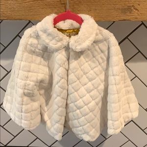 Toddler Faux fur cape by OshKosh (3T)